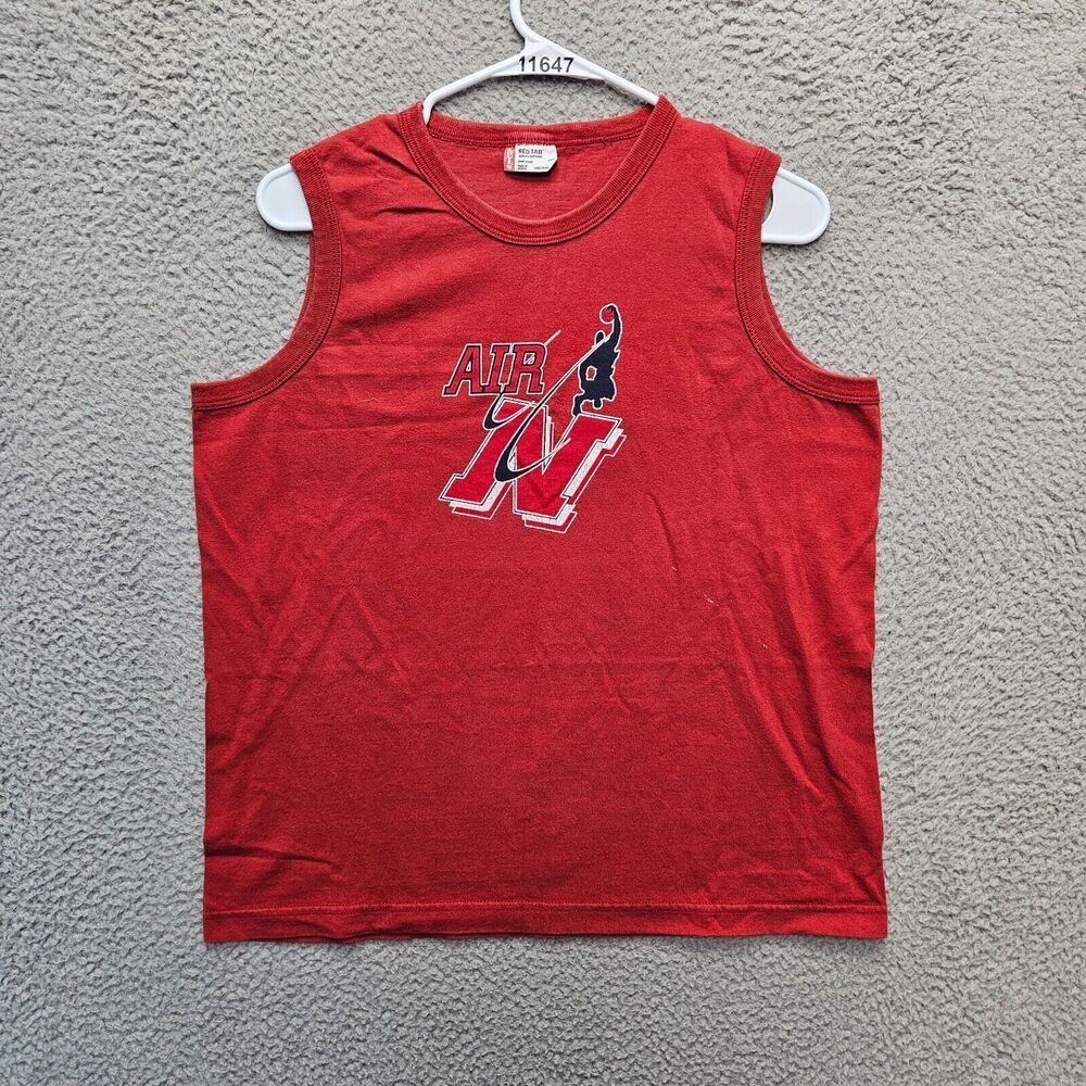 Vintage Levis Red Tab Tank Top Mens Size Medium Red Sleeveless‎